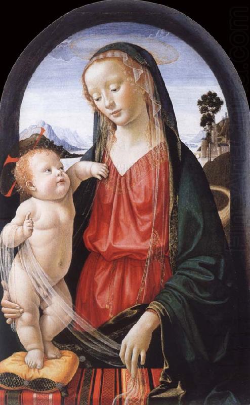Domenico Ghirlandaio THe Virgin and Child china oil painting image